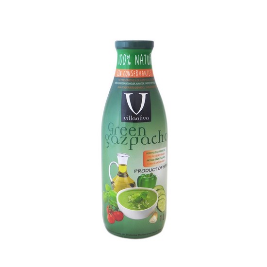Gazpacho Verde 100% Natural Sin Gluten 1L Villaolivo