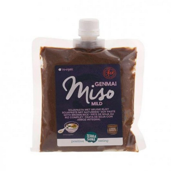 Genmai Miso Pasta de Soja con Arroz Integral Bio Vegan 345g Terrasana