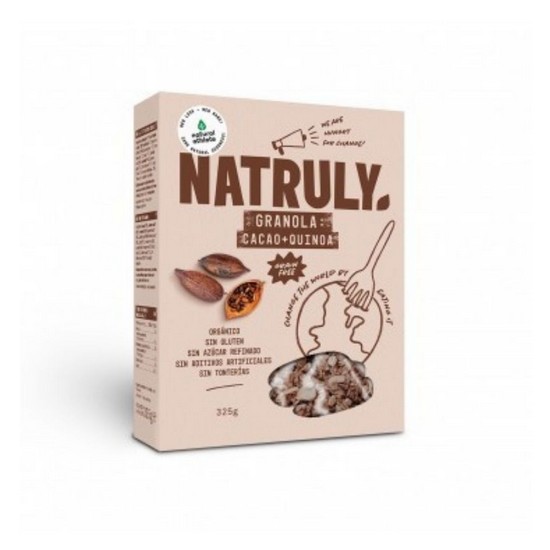 Granola de Cacao y Quinoa Sin Gluten 325g Natruly