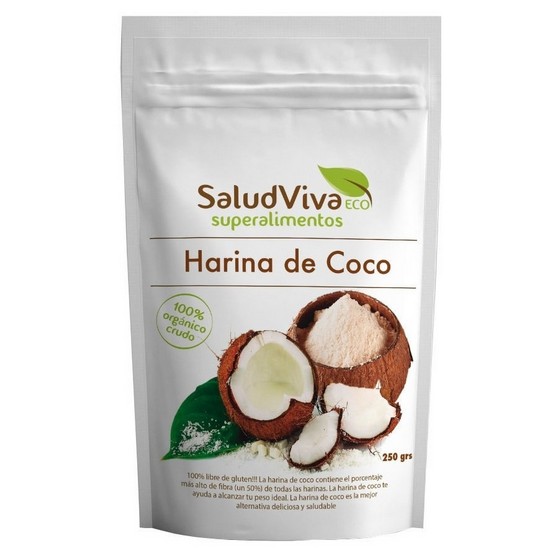 Harina de Coco Sin Gluten Eco 250g Salud Viva