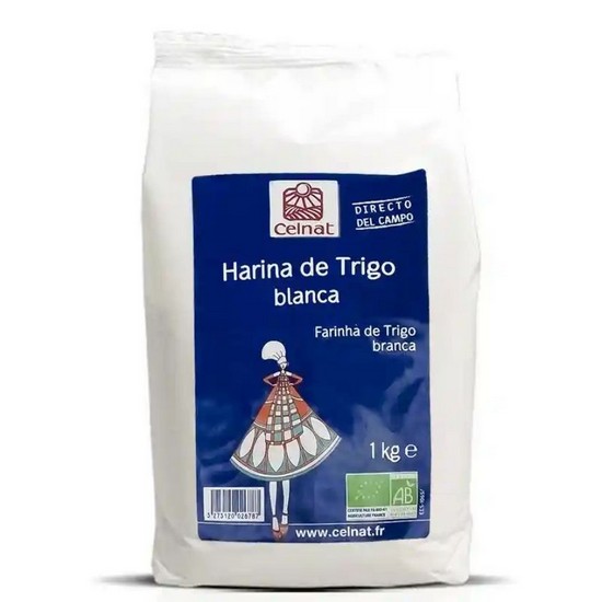 Harina de Trigo Blanca Bio 1kg Celnat