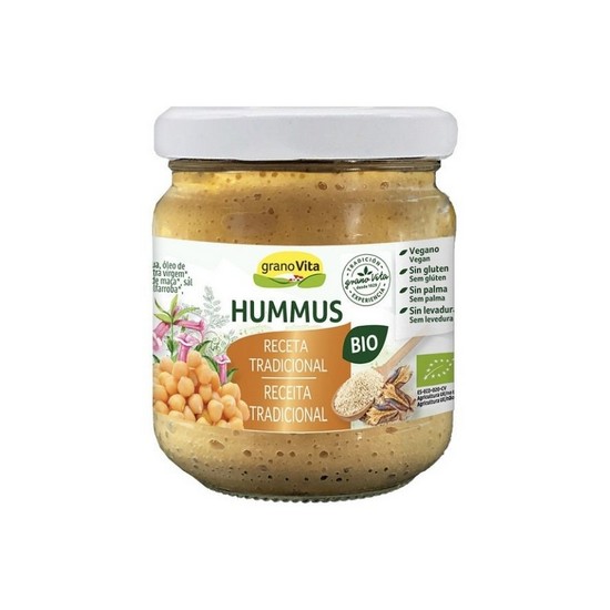 Hummus Tradicional Sin Gluten Bio Vegan 175g Granovita
