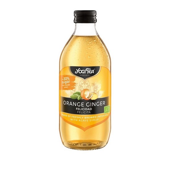 Bebida Infusion de Naranja y Jengibre Sin Gluten Eco Vegan 330ml Yogi Tea
