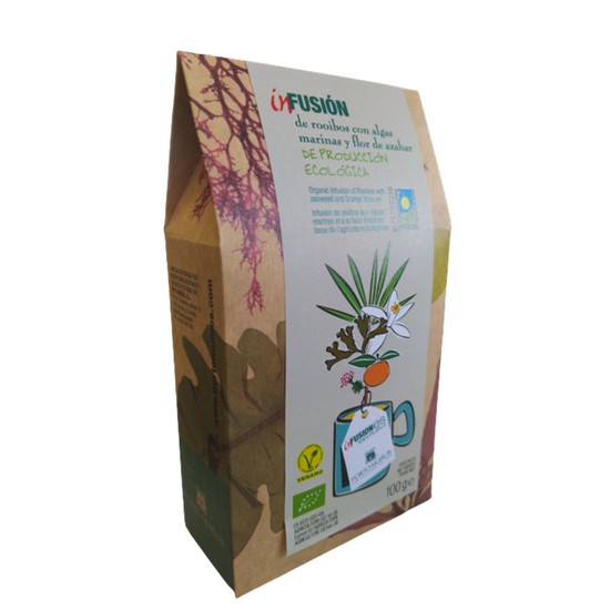 Infusion de Te Rooibos con Algas Marinas y Flor de Azahar Eco 100g Porto Muiños Infusion de Te Rooibos con Algas Marinas y Flor de Azahar Eco 100g Porto Muiños