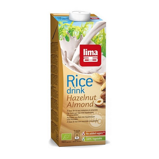 Bebida Vegetal de Avellanas y Almendras Bio 6x1L Lima Bebida Vegetal de Avellanas y Almendras Bio 6x1L Lima