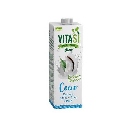 Bebida Vegetal de Coco Sin Gluten Bio 10x1L Vitasi