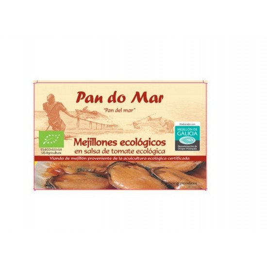 Mejillones en Salsa de Tomate Eco 115g Pan Do Mar