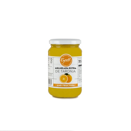 Mermelada de Naranja con Fructosa Sin Gluten Vegan 400g Capell
