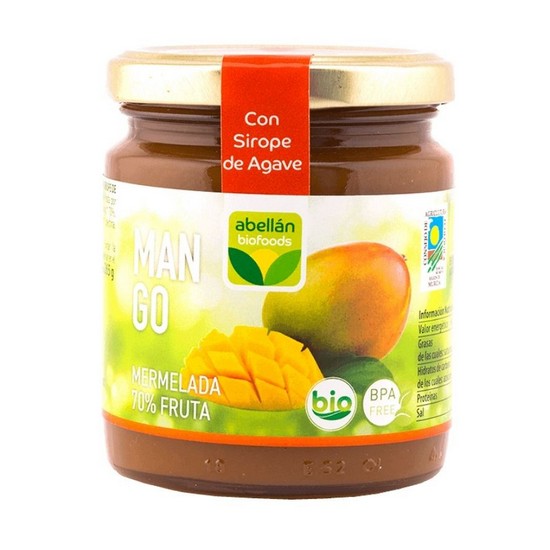 Mermelada Mango Agave Bio 265g Abellan Biofoods
