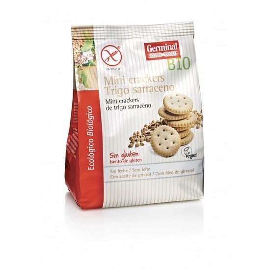 Mini Crackers Trigo Sarraceno Sin Gluten Bio Vegan 100g Germinal