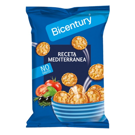 Mini Tortitas Receta Mediterranea 70g Bicentury