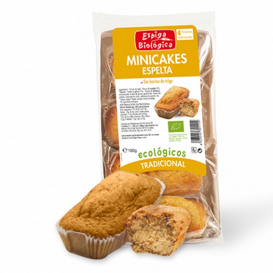 Minicakes de Espelta 100% Bio 4x45g Espiga Bio