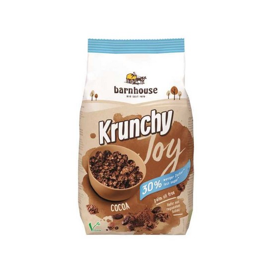 Muesli Krunchy Joy Cacao Bio Vegan 375g Barnhouse