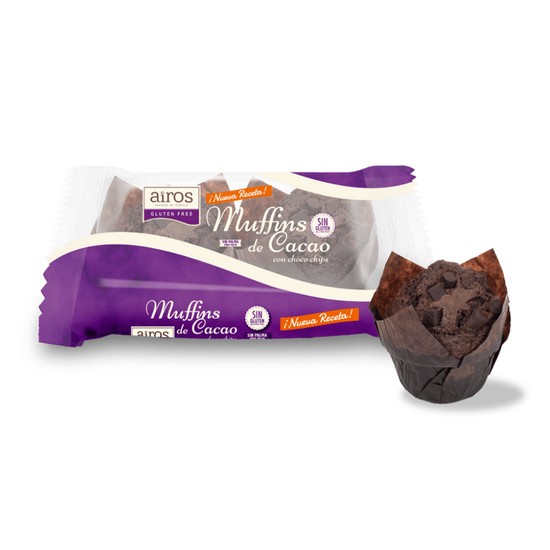 Muffin de Chocolate Sin Gluten 170g Airos