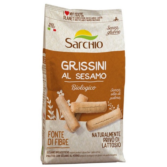 Palitos con Sesamo Eco Sin Gluten 180g Sarchio