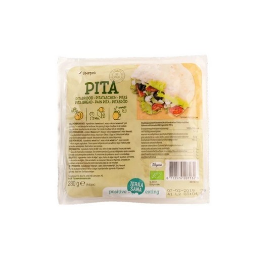 Pan Pita Bio Vegan 280g4 Terrasana
