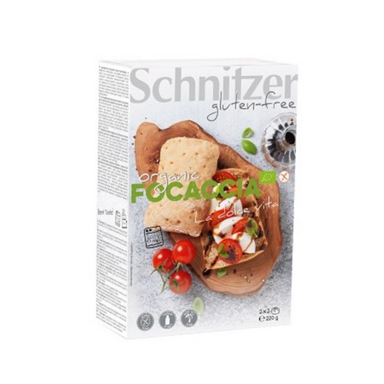 Panecillos Focaccia Sin Gluten Bio 220g Schnitzer