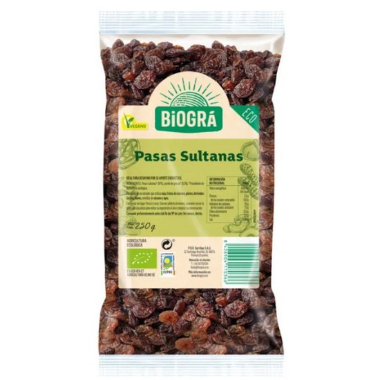 Pasas Sultanas Bio Vegan 250g Biogra