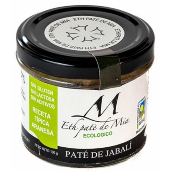 Pate de Jabali Eco Sin Gluten 100g Eth Pate de Mia Pate de Jabali Eco Sin Gluten 100g Eth Pate de Mia