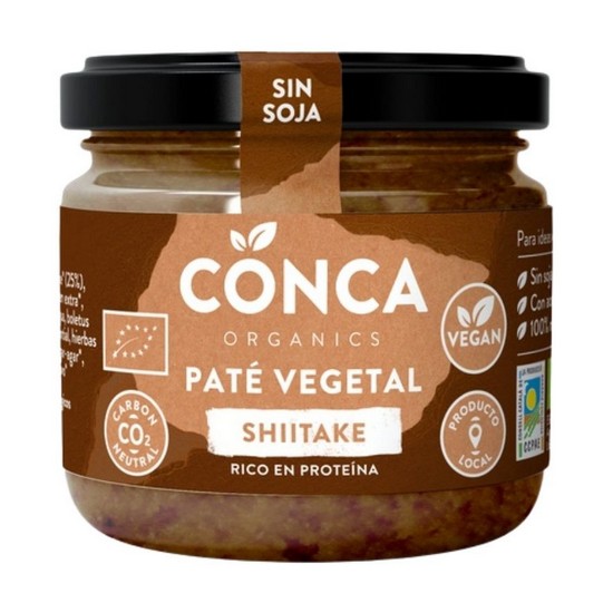 Pate Vegetal de Shitake con Agar Agar Sin Gluten Eco Vegan 110g Herbes De La Conca Pate Vegetal de Shitake con Agar Agar Sin Gluten Eco Vegan 110g Herbes De La Conca