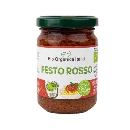 Pesto Rosso Vegan Bio 140g Bio Organica Italia