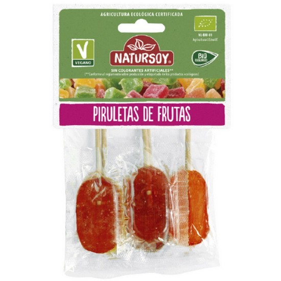 Piruletas 5 Sabores Bolsa Bio Vegan 1ud Natursoy Piruletas 5 Sabores Bolsa Bio Vegan 1ud Natursoy