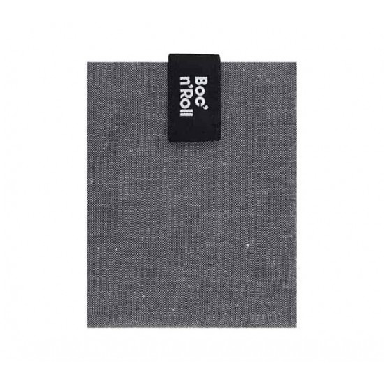 Porta Bocadillos Reutilizable Negro Eco 1ud RollEat