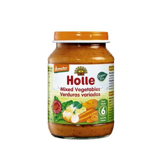 Potito Verduras Variadas +6M Eco 190g Holle Potito Verduras Variadas +6M Eco 190g Holle