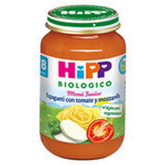 Potitos Espagueti con Tomate y Mozzarella +8M Bio 190g HIPP