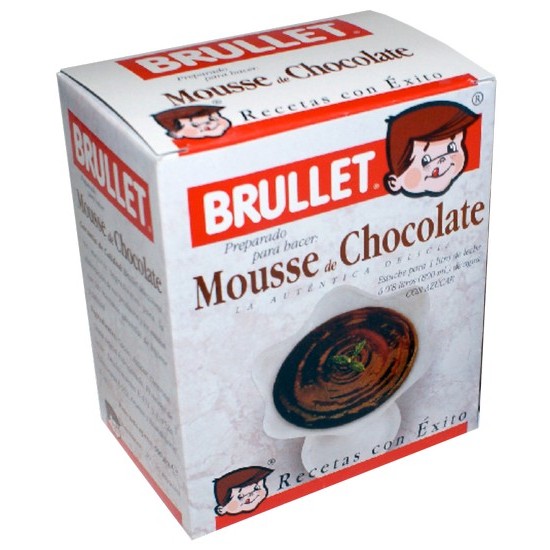 Preparado Mousse Chocolate Sin Gluten 2 Sobres Brullet