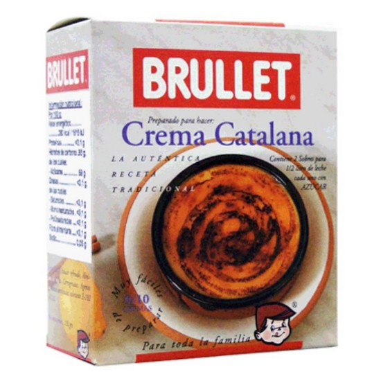 Preparado para Crema Catalana Sin Gluten 2 Sobres Brullet