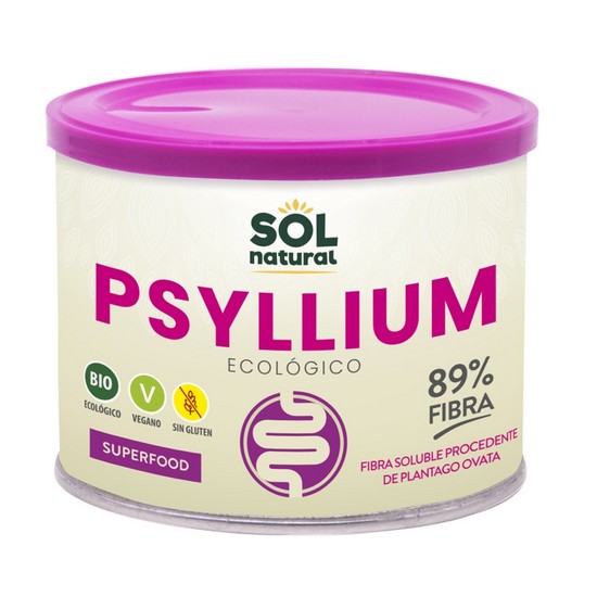 Psyllium en Polvo Sin Gluten Bio Vegan 200g Solnatural
