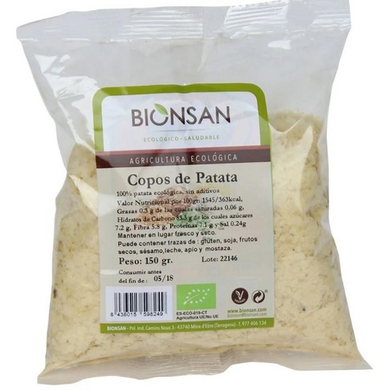 Copos de Pure Patatas Eco 150g Bionsan