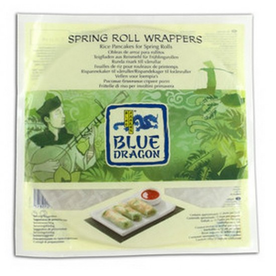 Rollitos Wrapp - Obleas de arroz Vegan 134g Blue Dragon