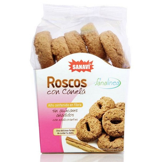 Roscos con Canela Sanalinea SinAzucar 200g Sanavi Roscos con Canela Sanalinea SinAzucar 200g Sanavi