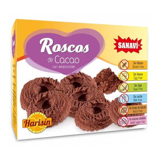 Roscos de Cacao Harisin Sin Gluten 150g Harisin Roscos de Cacao Harisin Sin Gluten 150g Harisin
