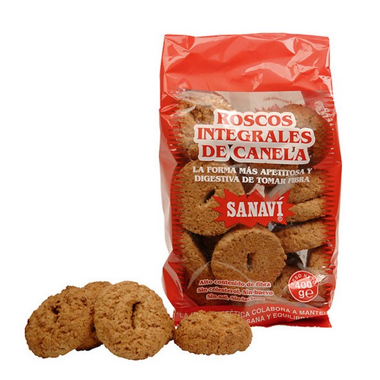 Roscos Integrales de Canela 400g Sanavi Roscos Integrales de Canela 400g Sanavi