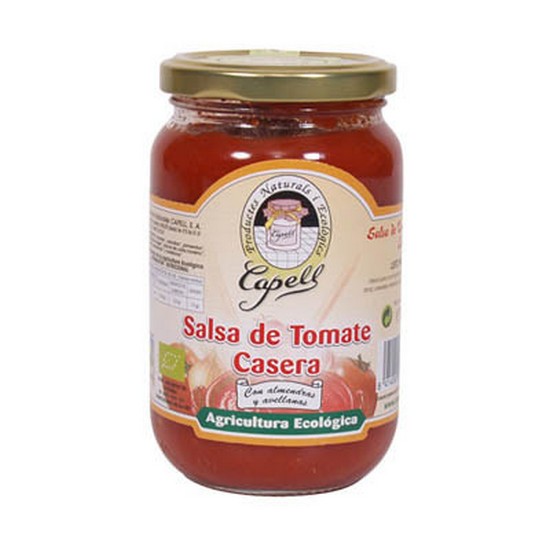 Salsa de Tomate Casera con Avellanas y Almendras Sin Gluten Bio 350g Capell