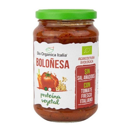 Salsa de Tomate Boloñesa Vegetal Vegan Bio 325ml Bio Organica Italia