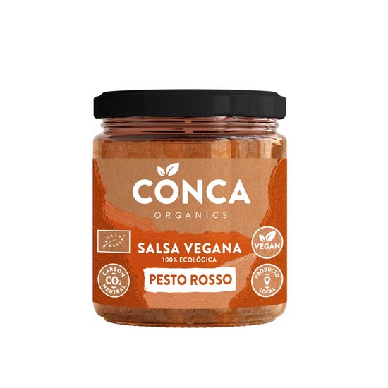Salsa Pesto Rosso Sin Gluten Eco Vegan 100g Herbes De La Conca