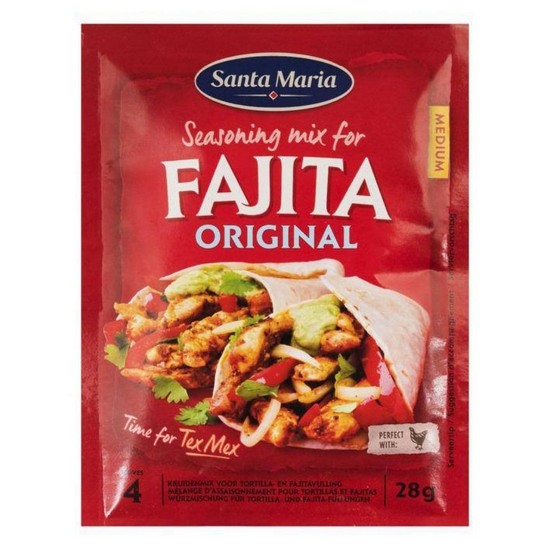 Seasoning Mix for Fajita 28g Santa Maria