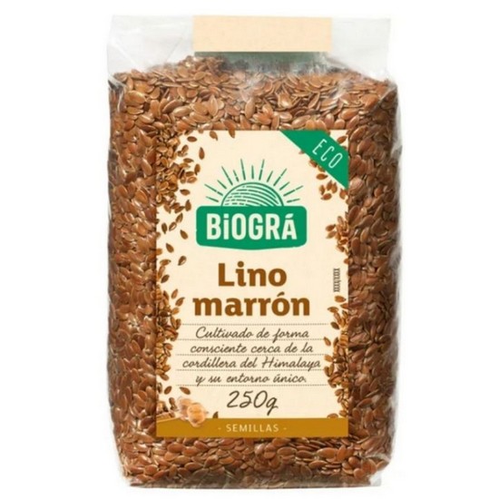 Semillas de Lino Marron Bio 250g Biogra