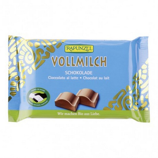 Snack de Chocolate con Leche Bio 100g Rapunzel