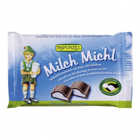 Snack de Chocolate con Leche Milch Bio 100g Rapunzel