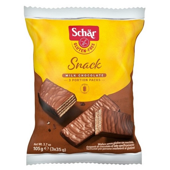Snacks Barquillos de Chocolate Sin Gluten 105g Dr. Schar