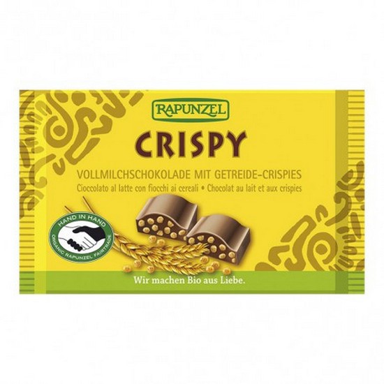 Snack de Chocolate Crispy Bio 100g Rapunzel