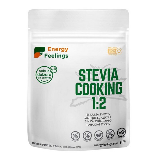 Stevia en Polvo Cooking en Doypack Sin Gluten Vegan 200g Energy Feelings