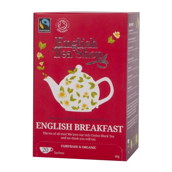 Breakfast English Tea Bio 40g Te English Tea Shop