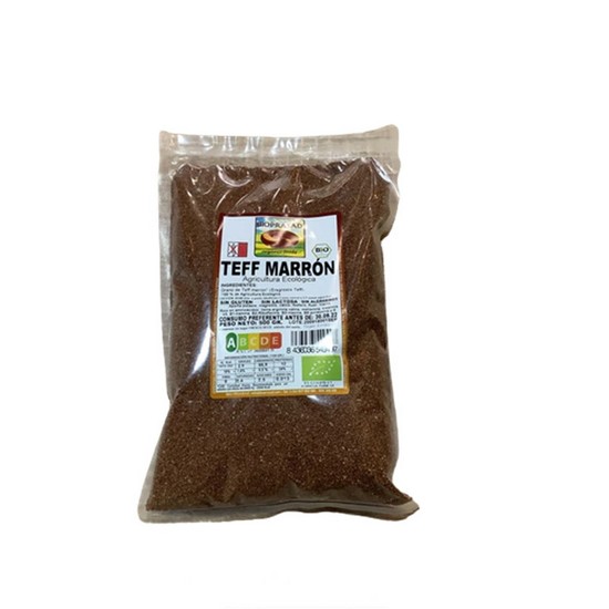 Teff Marron en grano Sin Gluten 500g Bioprasad