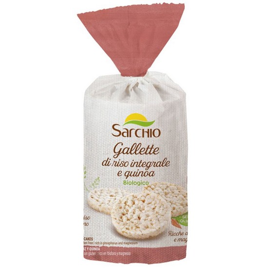 Tortitas Arroz Quinoa Eco Sin Gluten 100g Sarchio